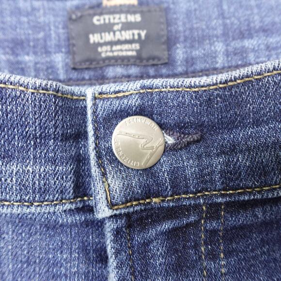 Citizens of Humanity Emerson Slim Boyfriend Jeans Sz 32 Crusade Wash Blue Denim - Picture 6 of 16